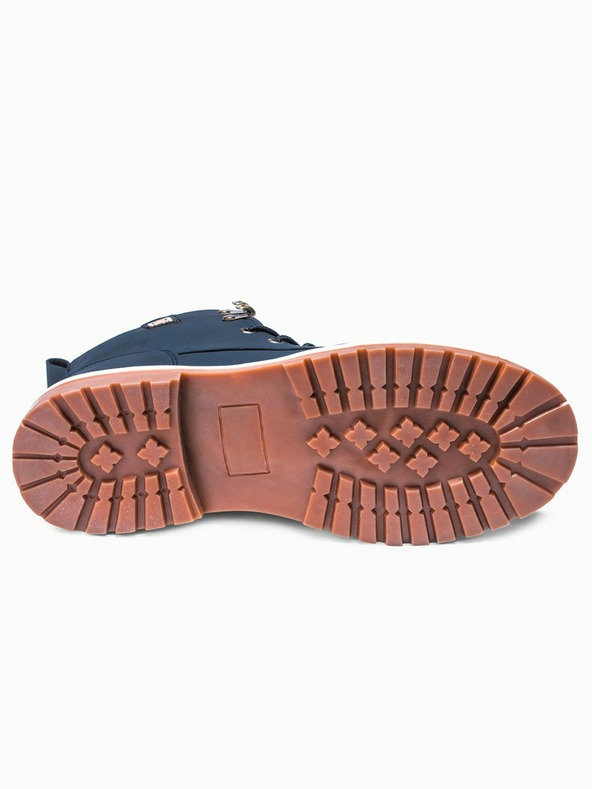 Ombre Clothing Tamnoplave muške zimske čizme do gležnja Ombre odjeća