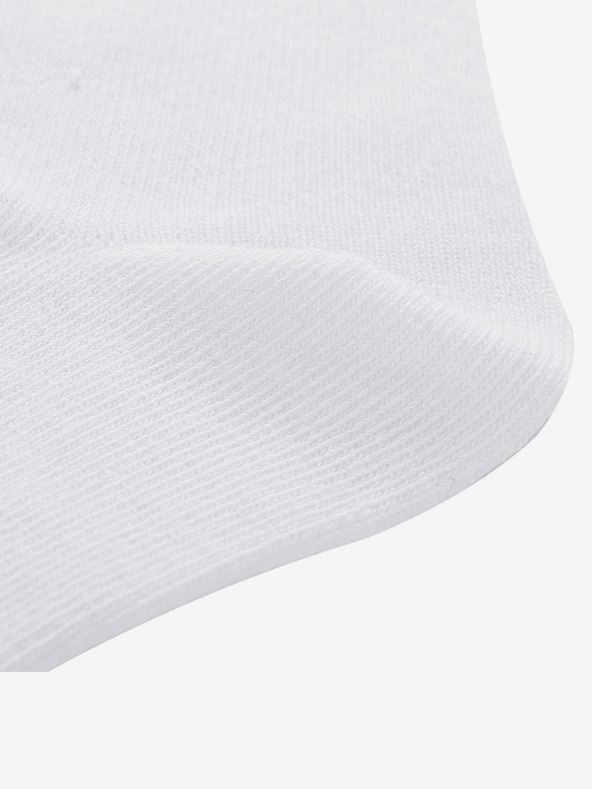 ALPINE PRO Bijele unisex čarape - 2 para ALPINE PRO 2ULIANO