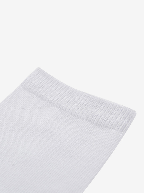 ALPINE PRO Bijele unisex čarape - 2 para ALPINE PRO 2ULIANO