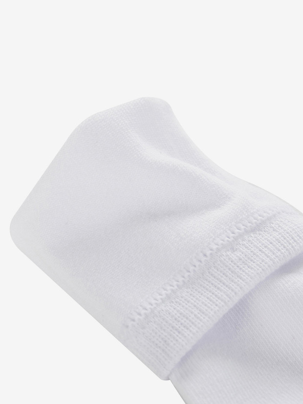 ALPINE PRO Bijele unisex čarape - 2 para ALPINE PRO 2ULIANO