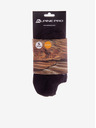 ALPINE PRO Komplet od tri para unisex čarapa u crnoj boji ALPINE PRO 3UNICO