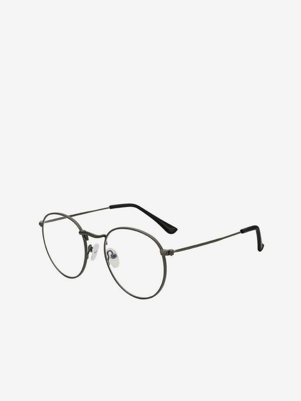 VEYREY VeyRey Blue Light Blocking Glasses Oval Doiley Black