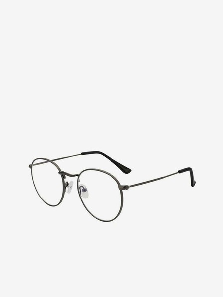 VEYREY VeyRey Blue Light Blocking Glasses Oval Doiley Black