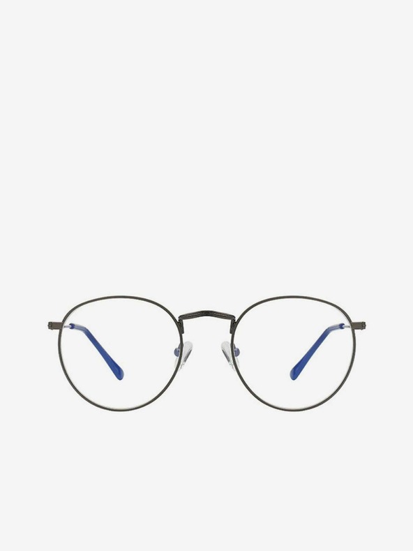 VEYREY VeyRey Blue Light Blocking Glasses Oval Doiley Black