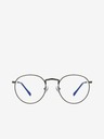 VEYREY VeyRey Blue Light Blocking Glasses Oval Doiley Black