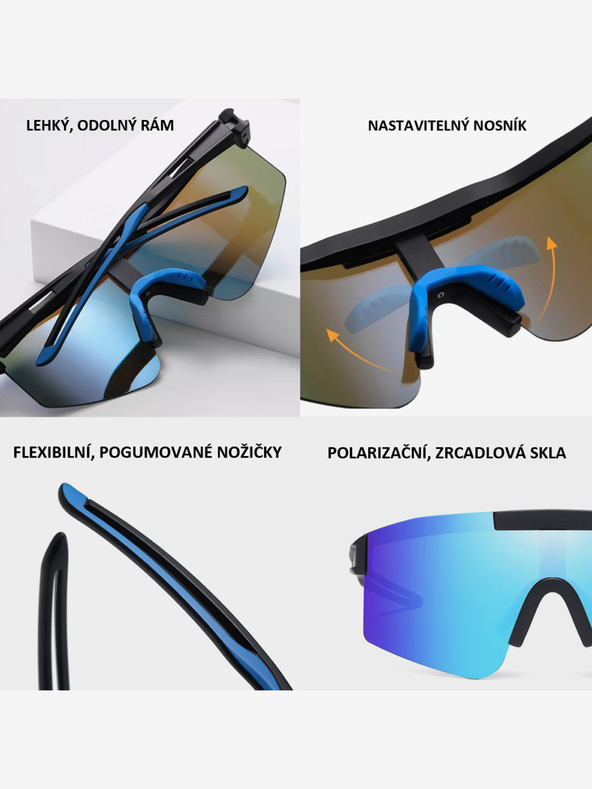 VEYREY Ljubičaste unisex polarizirane sportske sunčane naočale VeyRey Sesto