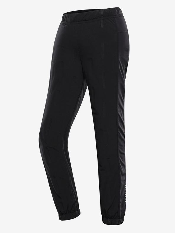 ALPINE PRO Crne dječje sportske hlače ALPINE PRO GUBERO