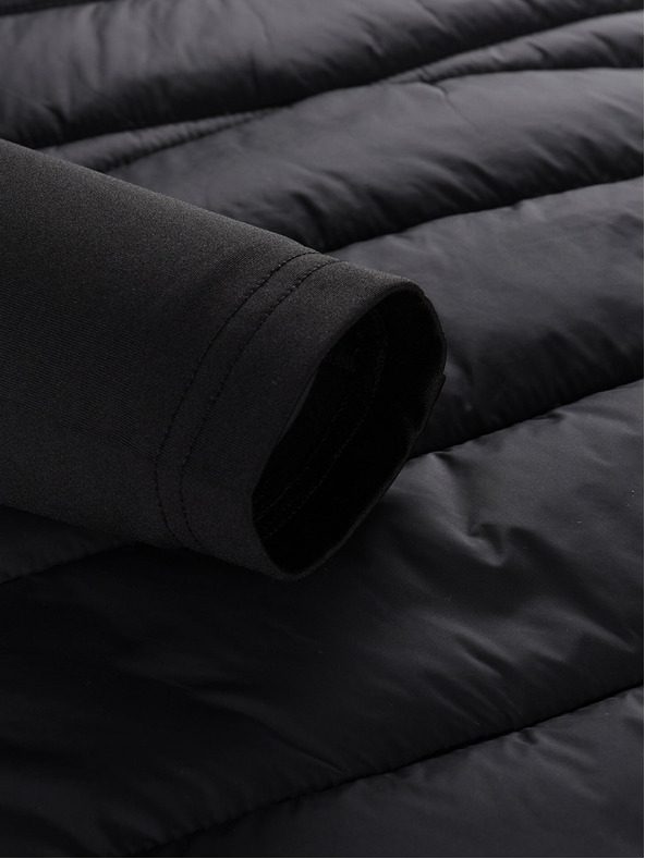 ALPINE PRO Crna ženska zimska hi-therm haljina ALPINE PRO OMERA