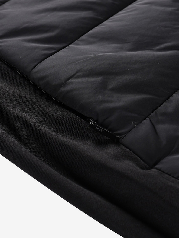 ALPINE PRO Crna ženska zimska hi-therm haljina ALPINE PRO OMERA