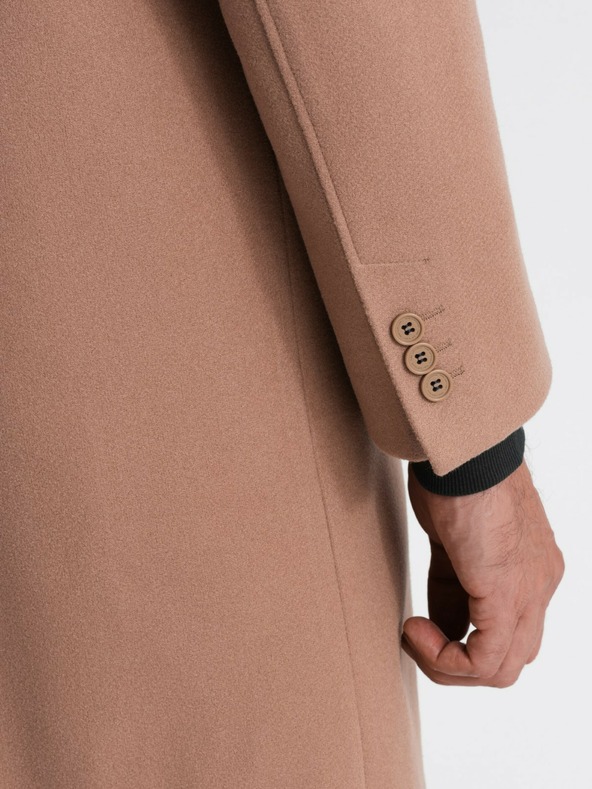 Ombre Clothing Ombre Clothing muški kaput na jedno kopčanje s ovratnikom i podkaputom