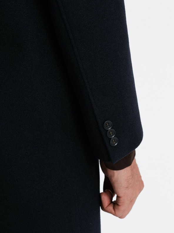 Ombre Clothing Ombre Clothing muški kaput na jedno kopčanje s ovratnikom i podkaputom