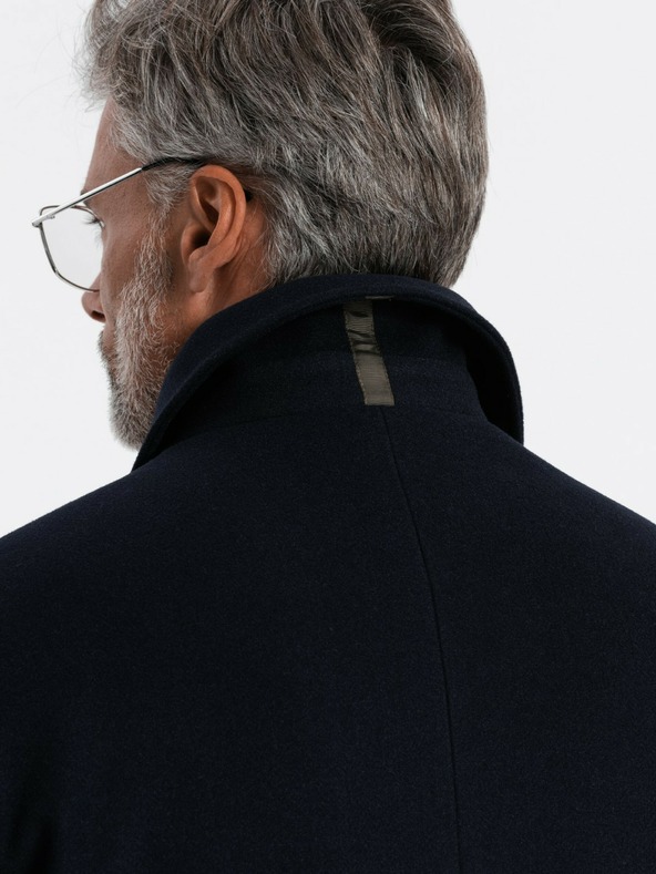 Ombre Clothing Ombre Clothing muški kaput na jedno kopčanje s ovratnikom i podkaputom