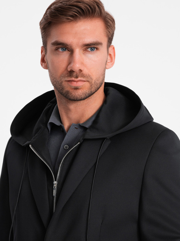 Ombre Clothing Muška jakna s podstavom koja se može skinuti i kapuljačom Ombre Clothing