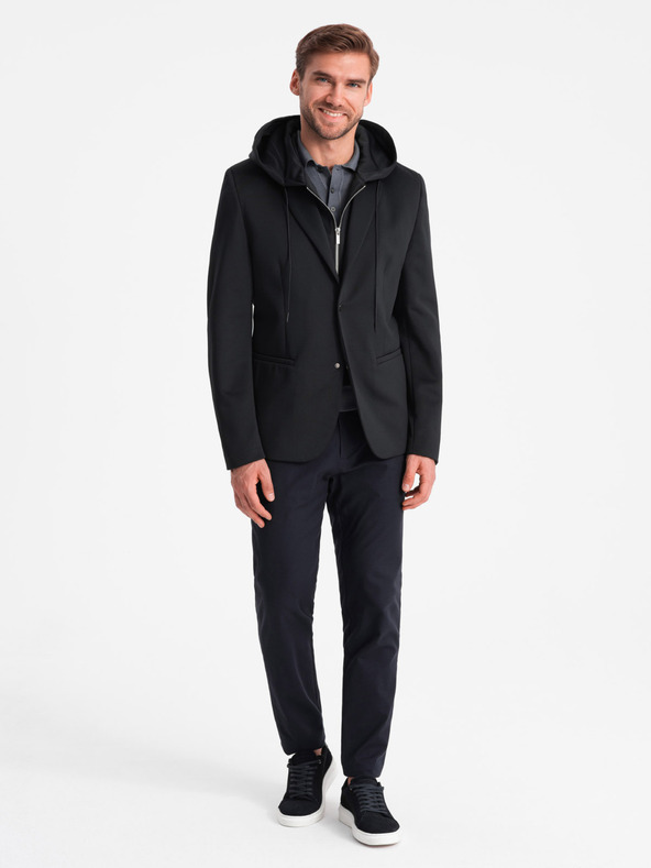 Ombre Clothing Muška jakna s podstavom koja se može skinuti i kapuljačom Ombre Clothing