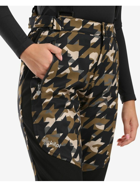 Kilpi Ženske softshell skijaške hlače Kilpi TORIEN-W Kaki