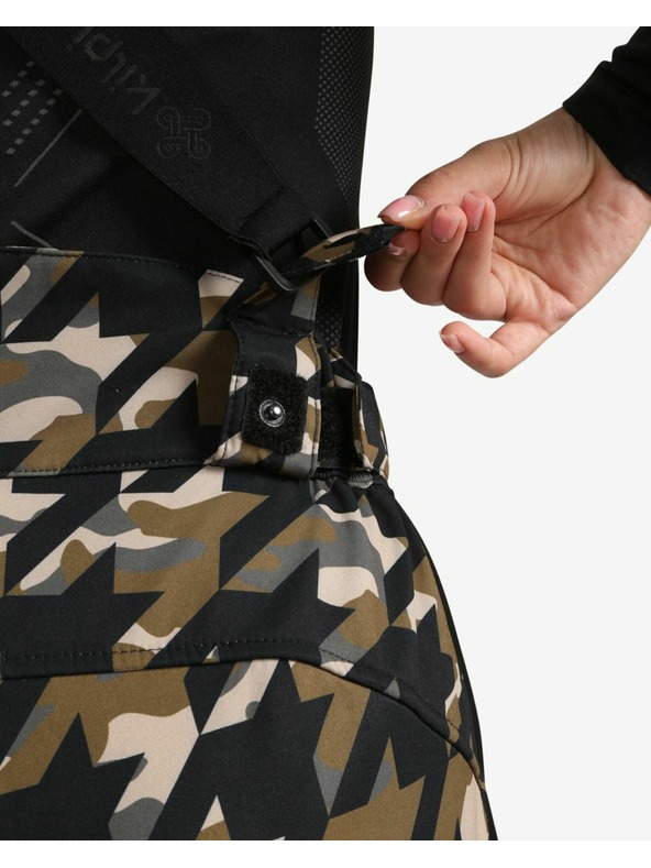 Kilpi Ženske softshell skijaške hlače Kilpi TORIEN-W Kaki