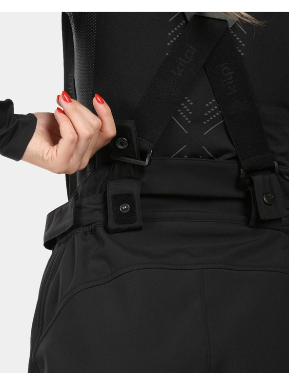 Kilpi Kilpi RHEA-W ženske Softshell skijaške hlače crne