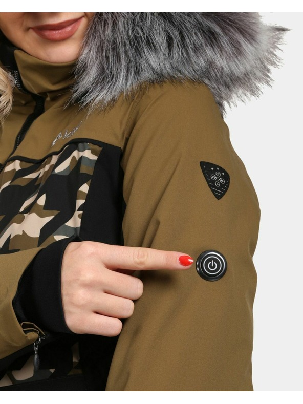 Kilpi Ženska skijaška jakna Kilpi CLAIR-W Khaki