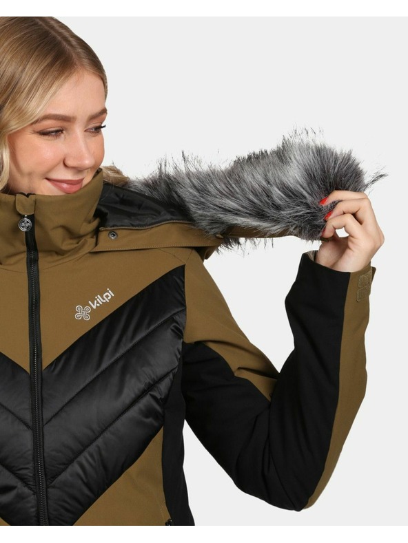 Kilpi Ženska skijaška jakna Kilpi LIN-W Khaki