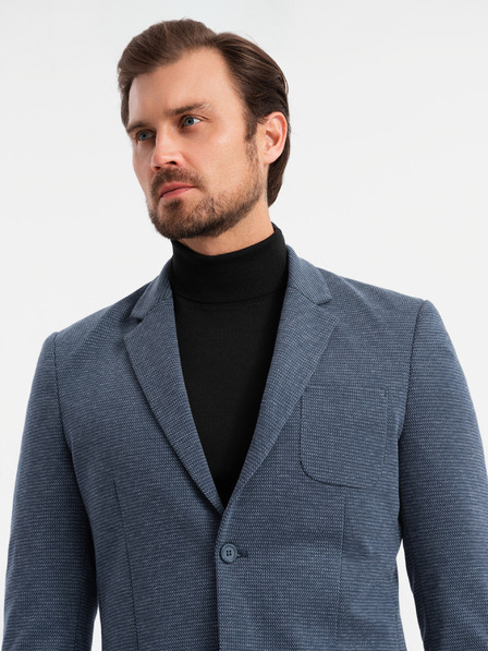 Ombre Clothing Muška strukturirana pletena jakna pripijenog kroja Ombre odjeće