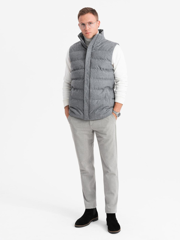 Ombre Clothing Ombre Clothing Muški prošiveni prsluk