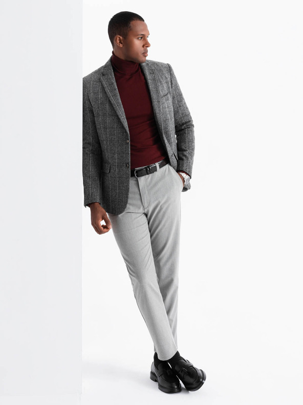 Ombre Clothing Elegantna muška strukturirana pletena jakna Ombre Clothing