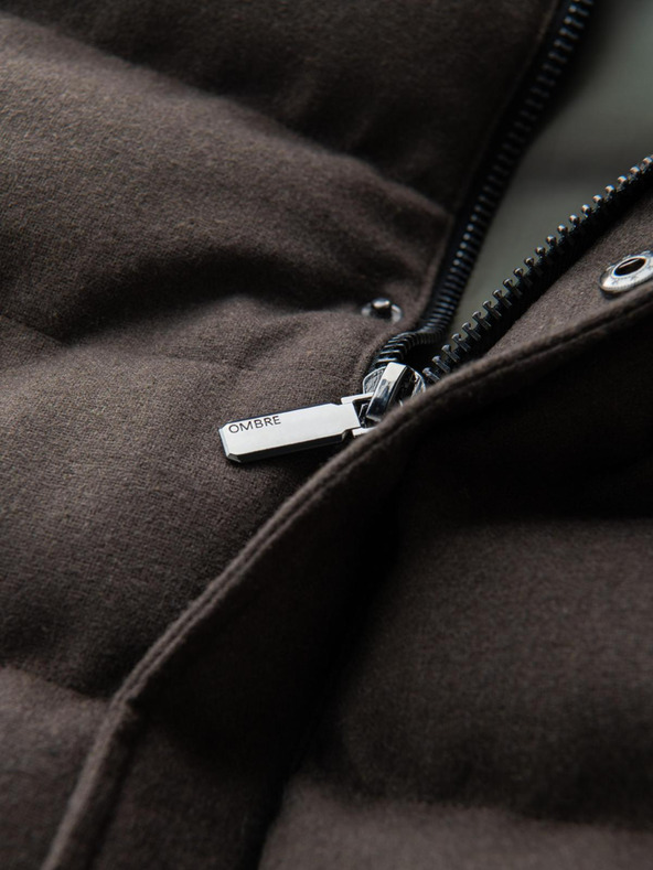 Ombre Clothing Muški prošiveni prsluk s neonskim detaljima Ombre Clothing