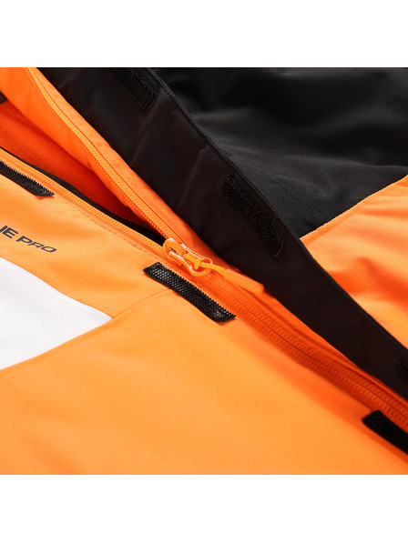 ALPINE PRO Dječja skijaška jakna s ptx snježnom membranom ALPINE PRO DEARO neon shocking narančasta