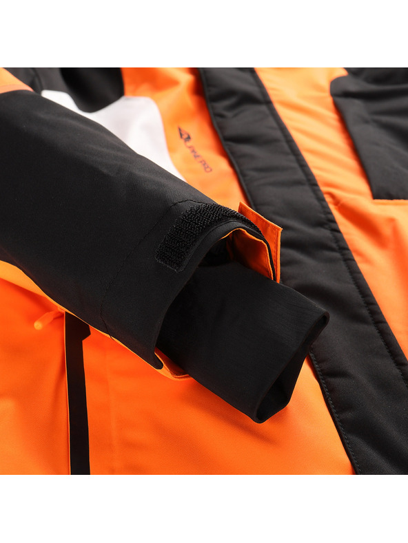 ALPINE PRO Dječja skijaška jakna s ptx snježnom membranom ALPINE PRO DEARO neon shocking narančasta