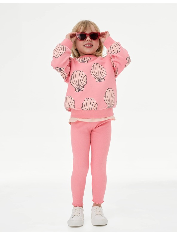 Marks & Spencer Dukserica s printom školjke i visokim postotkom pamuka Marks & Spencer