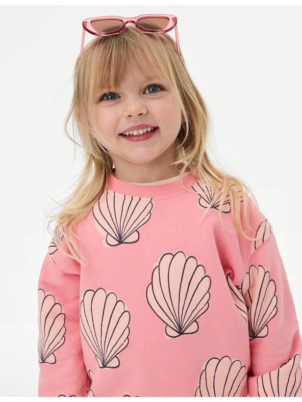 Marks & Spencer Dukserica s printom školjke i visokim postotkom pamuka Marks & Spencer