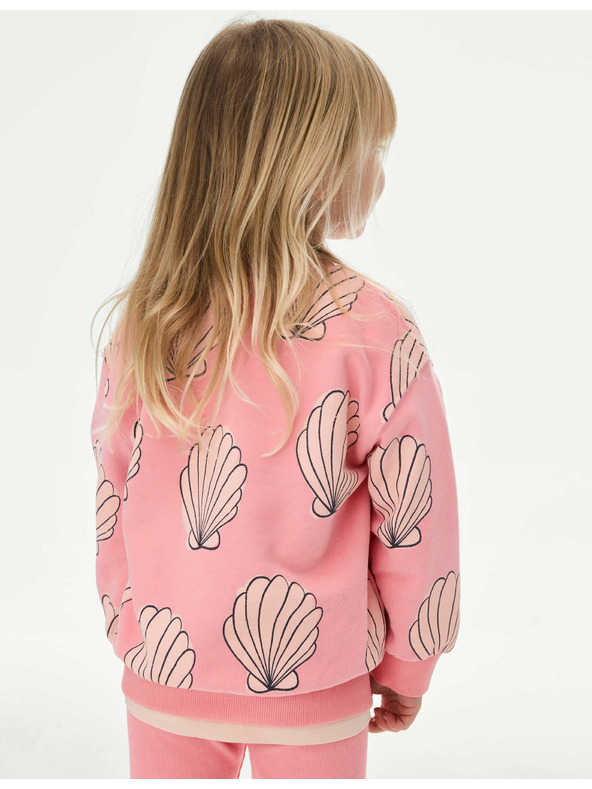 Marks & Spencer Dukserica s printom školjke i visokim postotkom pamuka Marks & Spencer