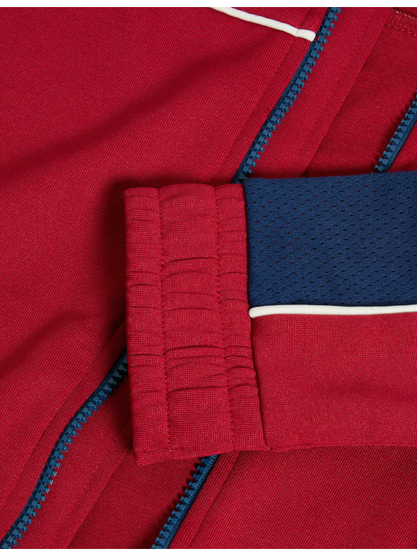 Marks & Spencer Sportski hoodie na zip s obojenim plohama (6–16 godina) Marks & Spencer crvena