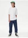Marks & Spencer Jednobojna majica od čiste pamuke (2–16 godina) Marks & Spencer bijela