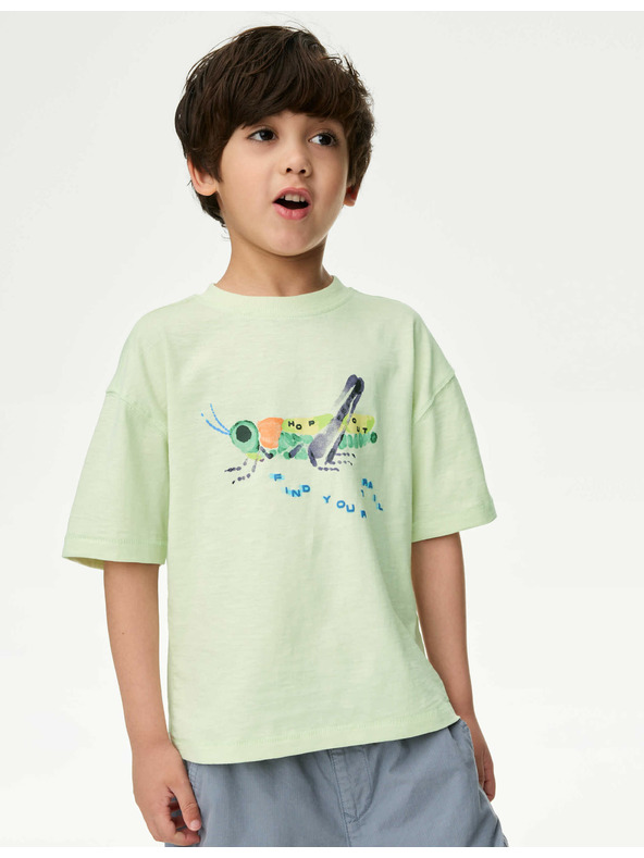 Marks & Spencer Majica od čiste pamučne tkanine s motivom kukaca Marks & Spencer