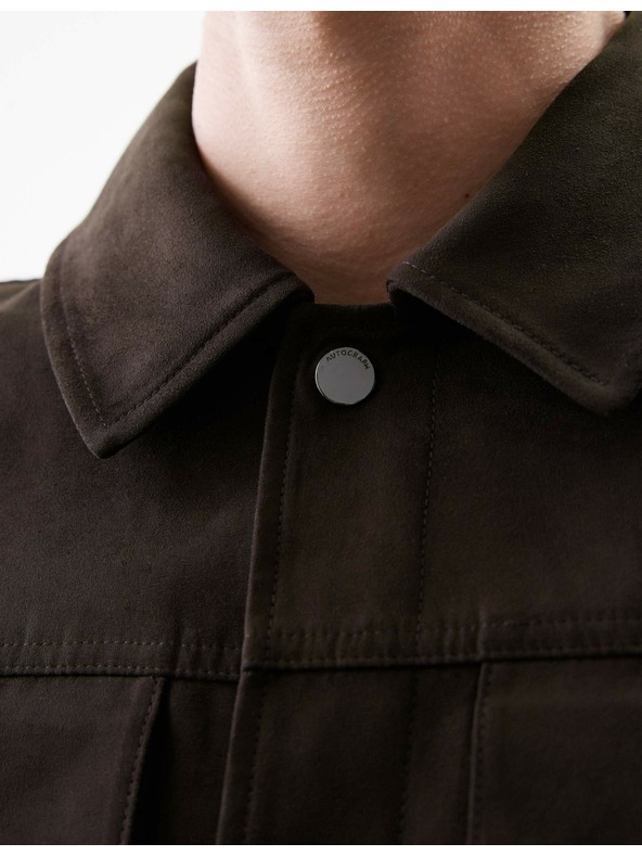 Marks & Spencer Košulja od umjetne brušene kože Marks & Spencer, smeđa