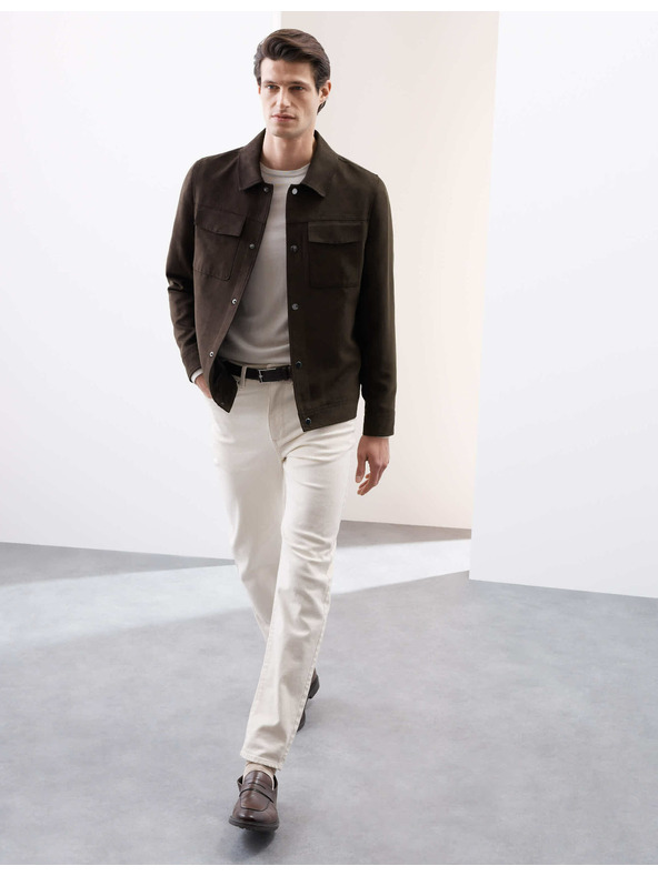 Marks & Spencer Košulja od umjetne brušene kože Marks & Spencer, smeđa