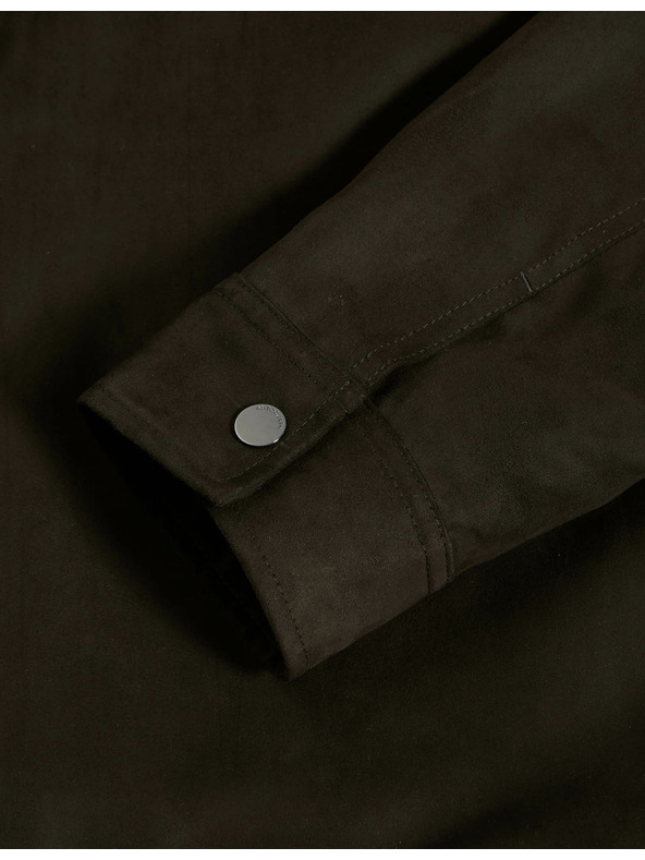 Marks & Spencer Košulja od umjetne brušene kože Marks & Spencer, smeđa