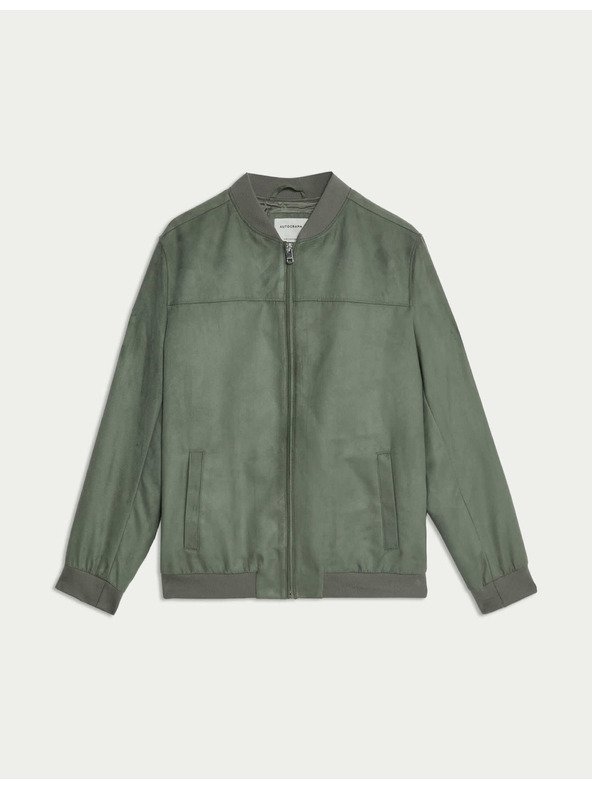 Marks & Spencer Bomber jakna od umjetne brušene kože Marks & Spencer, zelena
