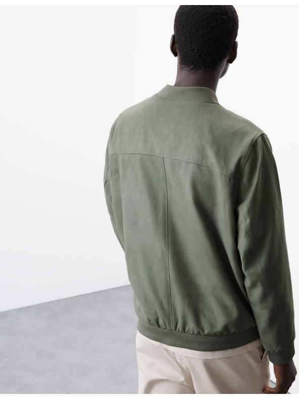 Marks & Spencer Bomber jakna od umjetne brušene kože Marks & Spencer, zelena