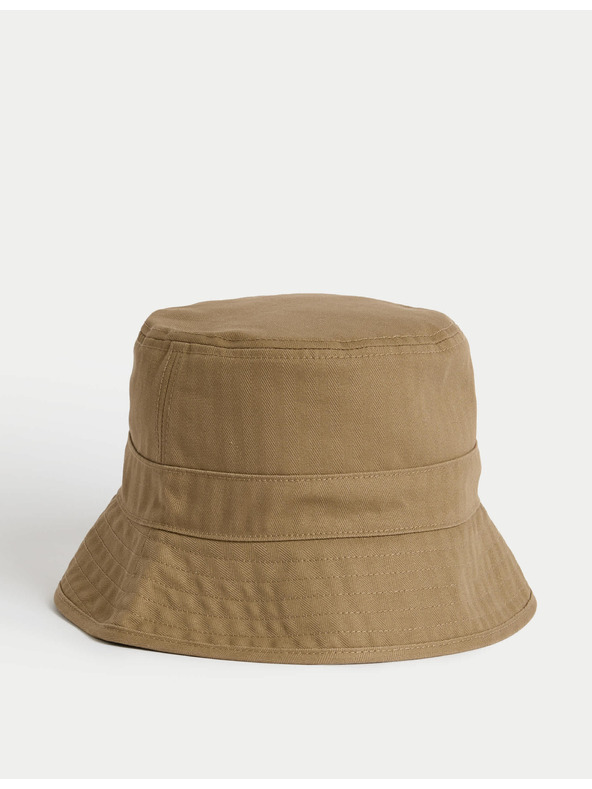 Marks & Spencer Bucket šešir s motivom riblje kosti, od čiste pamučne tkanine Marks & Spencer, bež