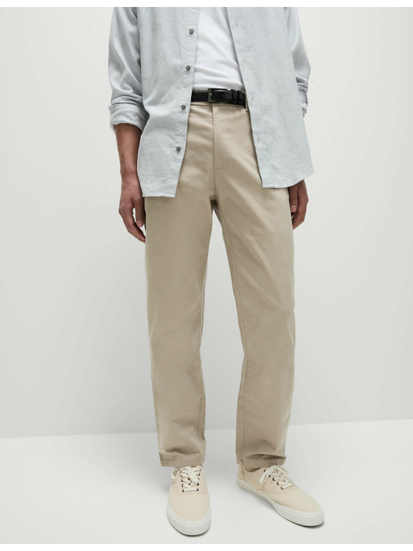 Marks & Spencer Rastezljive chino hlačice normalnog kroja Marks & Spencer bež