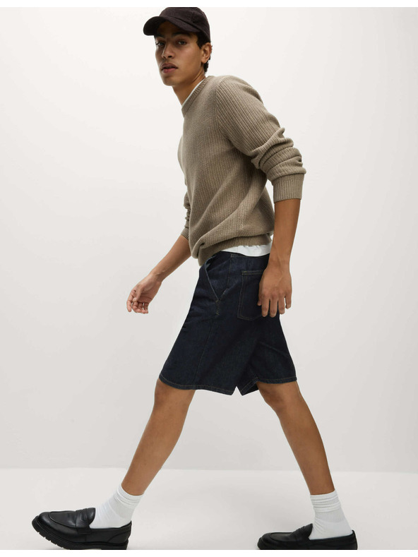 Marks & Spencer Lagane traper kratke hlače ravnog kroja Marks & Spencer mornarsko plava