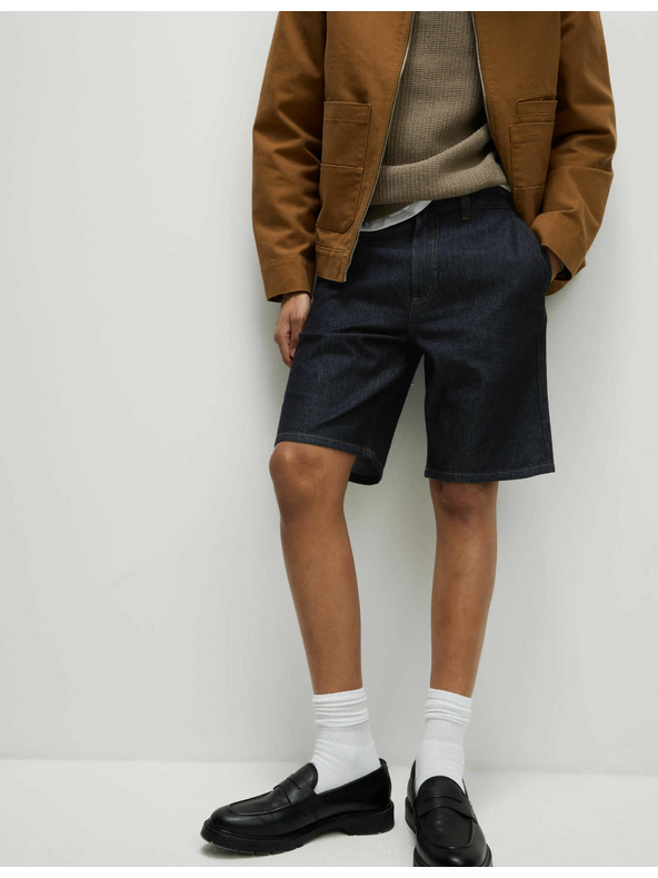 Marks & Spencer Lagane traper kratke hlače ravnog kroja Marks & Spencer mornarsko plava