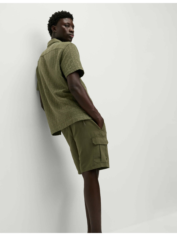 Marks & Spencer Teksturirana košulja od čiste pamučne tkanine u nažlijebenoj obradi Marks & Spencer zelena