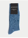 Marks & Spencer 1 par rebranih čarapa, s visokim udjelom egipatske pamuke Marks & Spencer plava