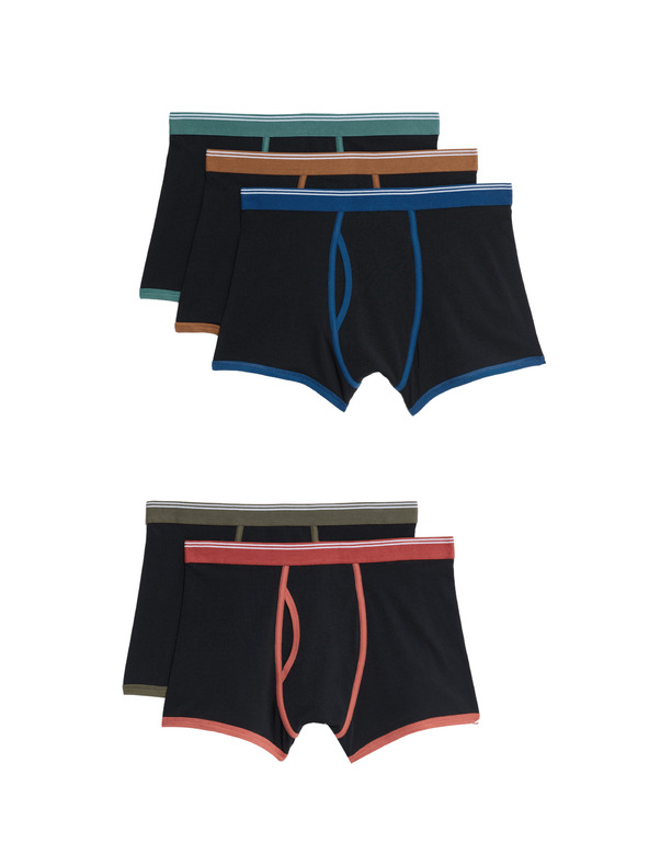 Marks & Spencer Bokserice s visokim udjelom pamuka i tehnologijom Cool & Fresh™, 5 komada u pakiranju Marks & Spencer crna