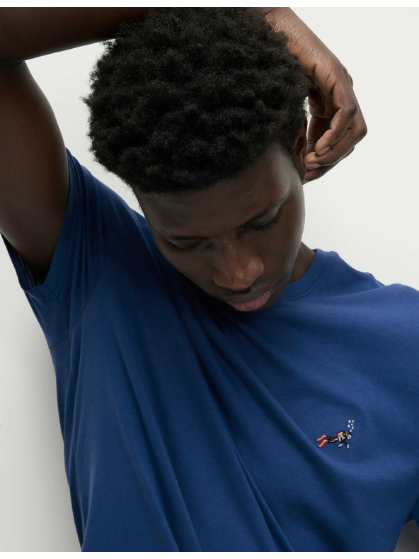 Marks & Spencer Pidžama set s motivom ronioca, od čistog pamuka Marks & Spencer plava