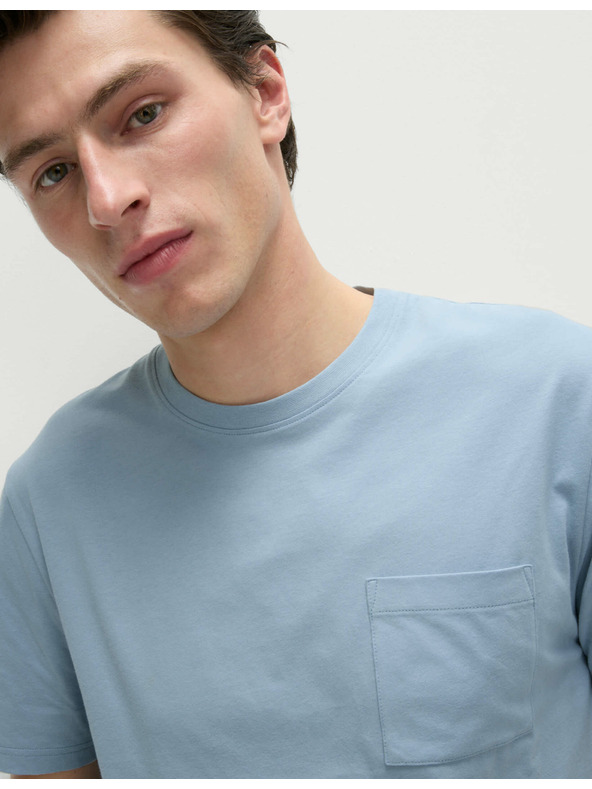 Marks & Spencer Pidžama set od čistog pamuka s printom palmi Marks & Spencer plava