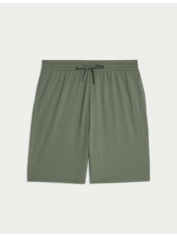 Marks & Spencer Pidžama kratke hlače od pamuka Supima® i modala Marks & Spencer zelena